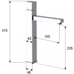 Смеситель для раковины Remer SQ3 S11L3