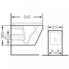 Инсталляция Geberit 111.153.00.1 + кнопка смыва Delta50 115.135.21.1 + унитаз Bloomix Main 1208 безободковый с сиденьем