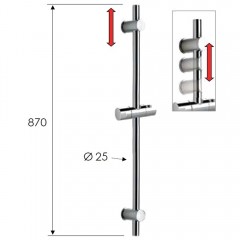 Душевая стойка Remer 319G