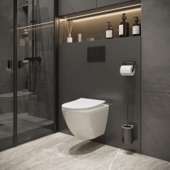 Инсталляция Grohe Rapid SL 38721001 + унитаз Niagara Vista NG-9301 безободковый с сиденьем