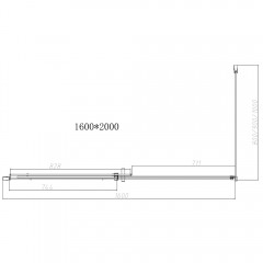 Душевое ограждение Vincea Dice VSR-4D9016CL