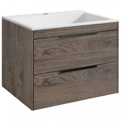 Тумба с раковиной Vincea Chiara 2D 600 R.Oak