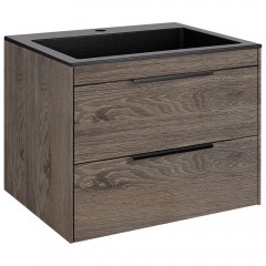 Тумба с раковиной Vincea Chiara 2D 600 R.Oak