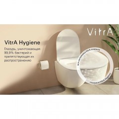 Унитаз подвесной VitrA Nest 5176B003-6233 безободковый с функцией биде и смесителем