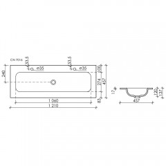 Раковина Ceramica Nova Element CN7016