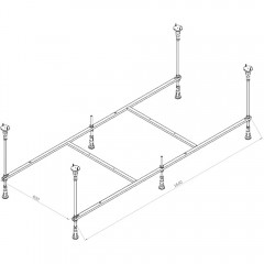 Каркас для ванны Am.Pm X-Joy W94A-170-075W-R