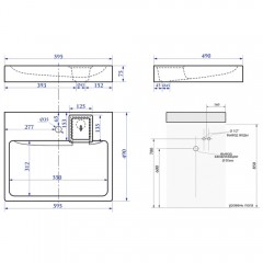 Раковина Teymi Kati pro 60x50 T50411