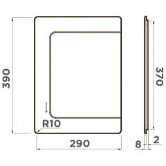 Доска разделочная Omoikiri CB-BASIC-370-WD