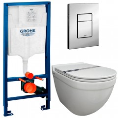 Инсталляция Grohe Rapid SL 38772001 + унитаз Bloomix Matrix 2.0 T12601R/UF1 безободковый с сиденьем