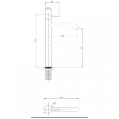 Смеситель для раковины Abber Wasser Kreis AF8111