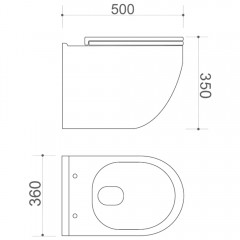 Инсталляция Grohe Rapid SL 38772001 + унитаз Bloomix Modern 2.0 T120208R/UF1 безободковый с сиденьем