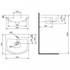 Комплект мебели ASB-Mebel Альпина 50