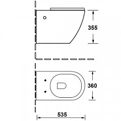 Инсталляция Grohe 38772001 + унитаз Bloomix Rapid SL1233R/UF02 безободковый с сиденьем