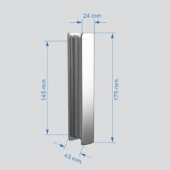 Душевая дверь Abber Sonnenstrand AG07100B