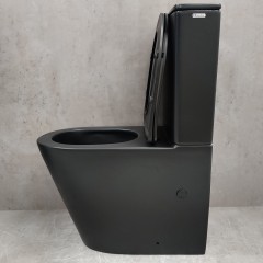 Унитаз Bloomix Black Whirpool 3.0 AD3099MBT/UF1 безободковый торнадо