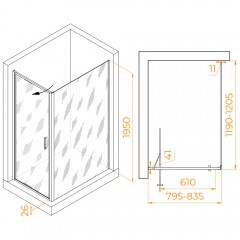 Душевое ограждение RGW Stilvoll SV-145 80x120 703214582-11