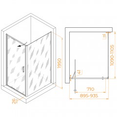 Душевое ограждение RGW Stilvoll SV-145 90x110 703214591-11