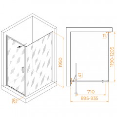 Душевое ограждение RGW Stilvoll SV-145 90x120 703214592-11