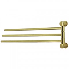 Полотенцедержатель тройной поворотный WasserKRAFT K-1033BRUSHED GOLD