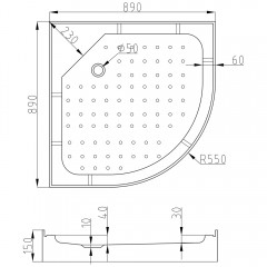 Душевая кабина AvaCan L609