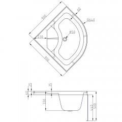 Душевая кабина AvaCan L610EL