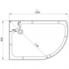 Душевая кабина AvaCan D102SLLED