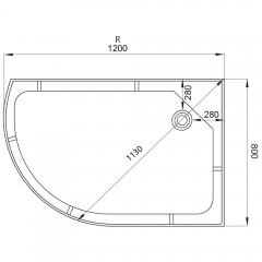 Душевая кабина AvaCan D102SRLED