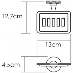 Мыльница металлическая WasserKRAFT Mosel K-46669