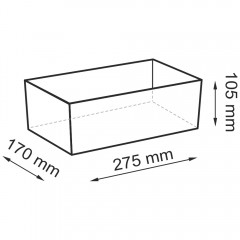 Корзина WasserKRAFT Aula WB-110-S