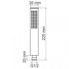 Ручной душ WasserKRAFT Abens A218