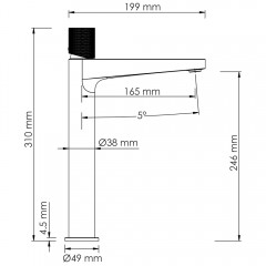 Смеситель для раковины WasserKRAFT Ems 7603H