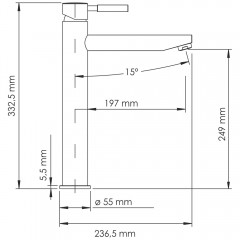 Смеситель для раковины WasserKRAFT Wern 4203H