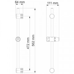 Душевая стойка WasserKRAFT Wern A012