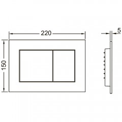 Инсталляция TECE 9400401-9240407 + унитаз Teymi Iva T40601 безободковый с сиденьем