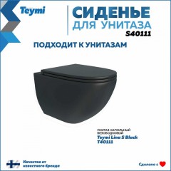 Крышка-сиденье для унитаза Teymi S40111