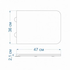 Крышка-сиденье для унитаза Teymi S40302MB