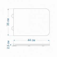 Крышка-сиденье для унитаза Teymi S40308