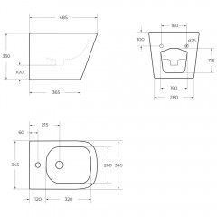 Биде подвесное BelBagno Ardente-R BB0520BH