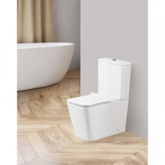 Унитаз BelBagno Ardente-R BB02093CPR+BB02093T+BB2112SC безободковый