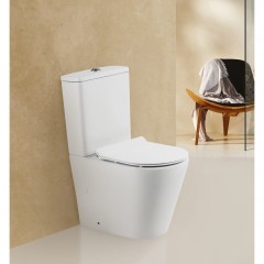 Унитаз BelBagno Flay-R BB2149CPR+BB2149T+BB2111SC безободковый