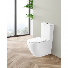 Унитаз BelBagno Sfera-R BB2141CPR+BB2141T+BB2111SC безободковый