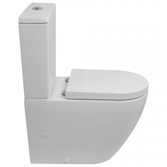 Унитаз BelBagno Sfera-tor BB2141CP-TOR+BB2141T+BB865SC безободковый торнадо