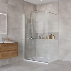 Душевое ограждение BelBagno Kraft KRAFT-L-1-110-C-Cr