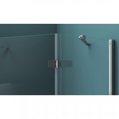 Душевой угол BelBagno Kraft KRAFT-P-1-80-C-Cr-L