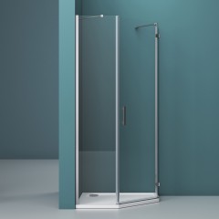 Душевой угол BelBagno Kraft KRAFT-P-1-80-C-Cr-R