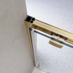 Душевая дверь BelBagno Luce LUCE-BF-1-120-C-ORO