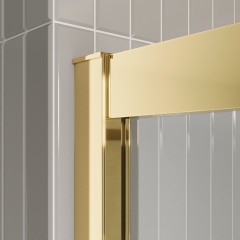 Душевая дверь BelBagno Luce LUCE-BF-1-120-C-ORO