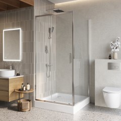 Душевой угол BelBagno Luce LUCE-A-1-100/100-C-Cr