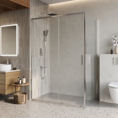 Душевой угол BelBagno Luce LUCE-AH-1-140/90-C-Cr