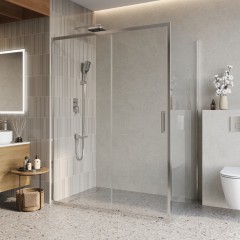 Душевой угол BelBagno Luce LUCE-AH-1-150/100-C-Cr